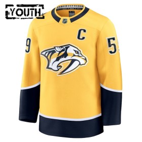 Nashville Predators tröja Fanatics Premium Roman Josi 2024-25 Gul Hemma - NHL Tröjor Barn